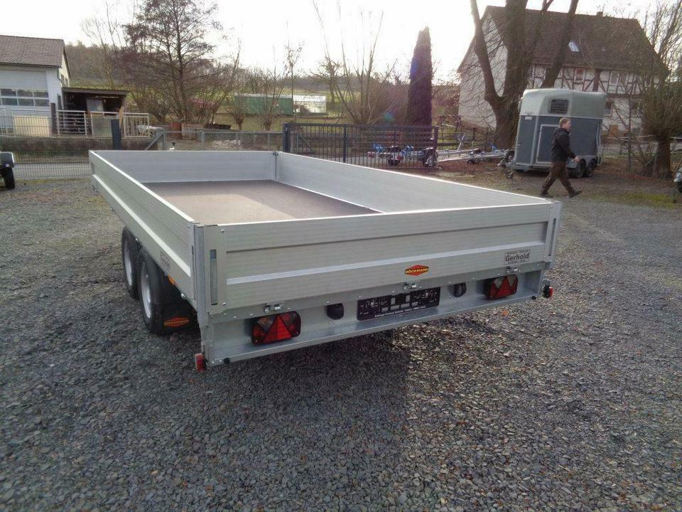 Böckmann HL-AL 4121/27 ECO PKW-Anhänger, 2,7to. Hochlader - Remolque plataforma/ Caja abierta: foto 3 Böckmann HL-AL 4121/27 ECO PKW-Anhänger, 2,7to. Hochlader - Remolque plataforma/ Caja abierta: foto 3