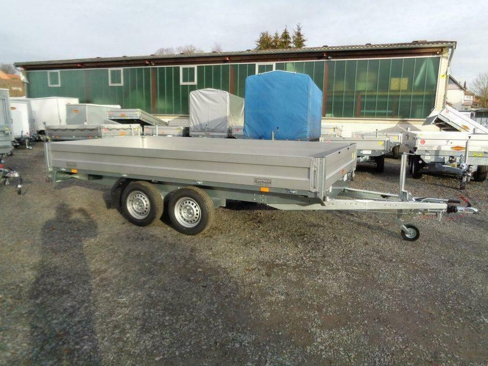 Böckmann HL-AL 4121/27 ECO PKW-Anhänger, 2,7to. Hochlader - Remolque plataforma/ Caja abierta: foto 2 Böckmann HL-AL 4121/27 ECO PKW-Anhänger, 2,7to. Hochlader - Remolque plataforma/ Caja abierta: foto 2