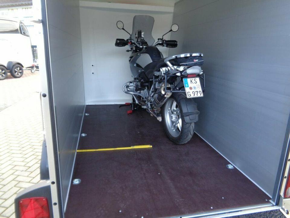Remolque para moto Böckmann KT-PB-AL Kofferanhänge Flügeltür Motorrad  PKW Anhänger: foto 15