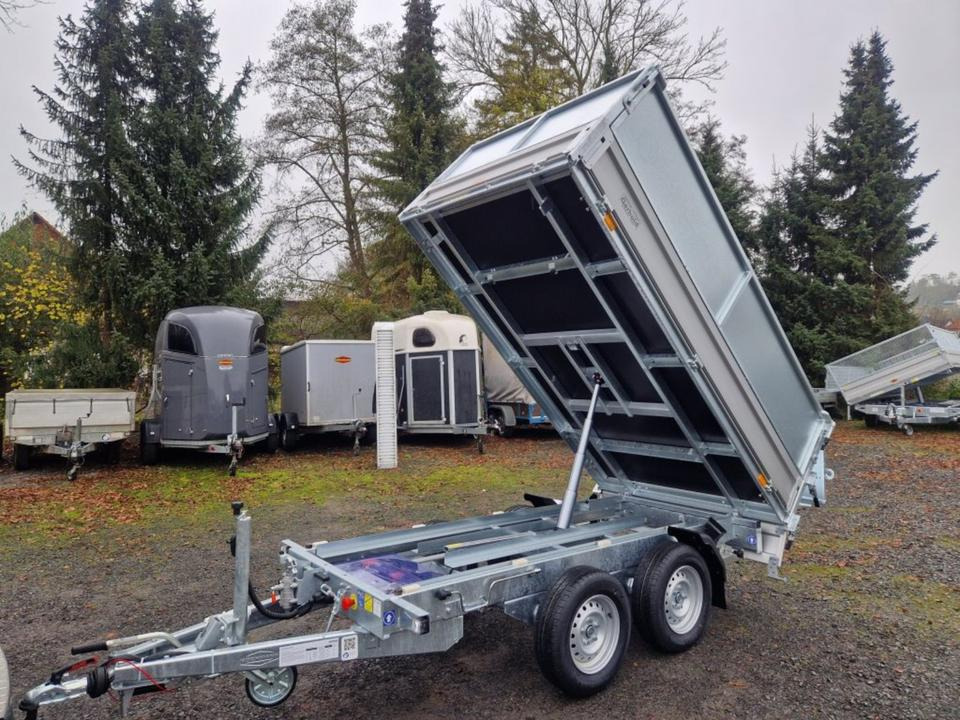 Böckmann Kipper PKW Anhänger RK-AL 3016/27 E-Pumpe Schienen Blech - Remolque volquete: foto 3 Böckmann Kipper PKW Anhänger RK-AL 3016/27 E-Pumpe Schienen Blech - Remolque volquete: foto 3