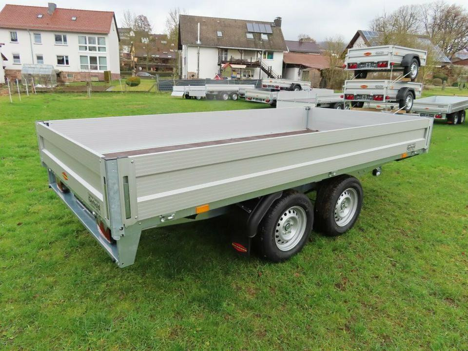 Böckmann PKW-Anhänger, 2,7 to. HL-AL 3718/27 Hochlader - Remolque plataforma/ Caja abierta: foto 2 Böckmann PKW-Anhänger, 2,7 to. HL-AL 3718/27 Hochlader - Remolque plataforma/ Caja abierta: foto 2