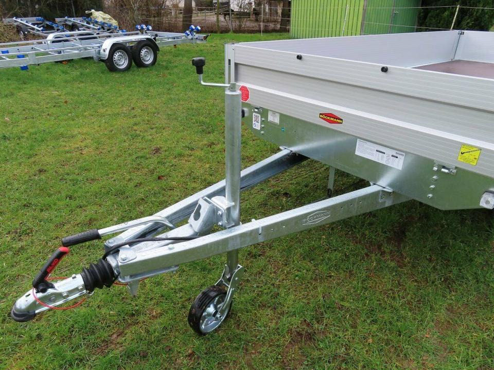 Böckmann PKW-Anhänger, 2,7 to. HL-AL 3718/27 Hochlader - Remolque plataforma/ Caja abierta: foto 4 Böckmann PKW-Anhänger, 2,7 to. HL-AL 3718/27 Hochlader - Remolque plataforma/ Caja abierta: foto 4