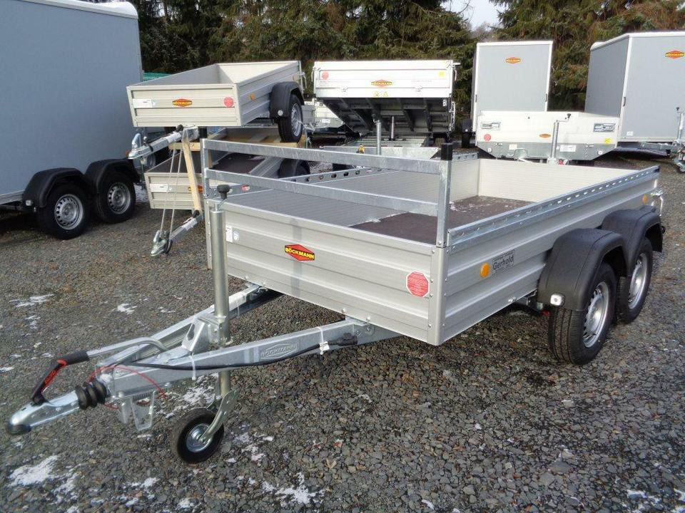 Böckmann PKW-Anhänger, 2000 kg, Tandem - Remolque plataforma/ Caja abierta: foto 1 Böckmann PKW-Anhänger, 2000 kg, Tandem - Remolque plataforma/ Caja abierta: foto 1