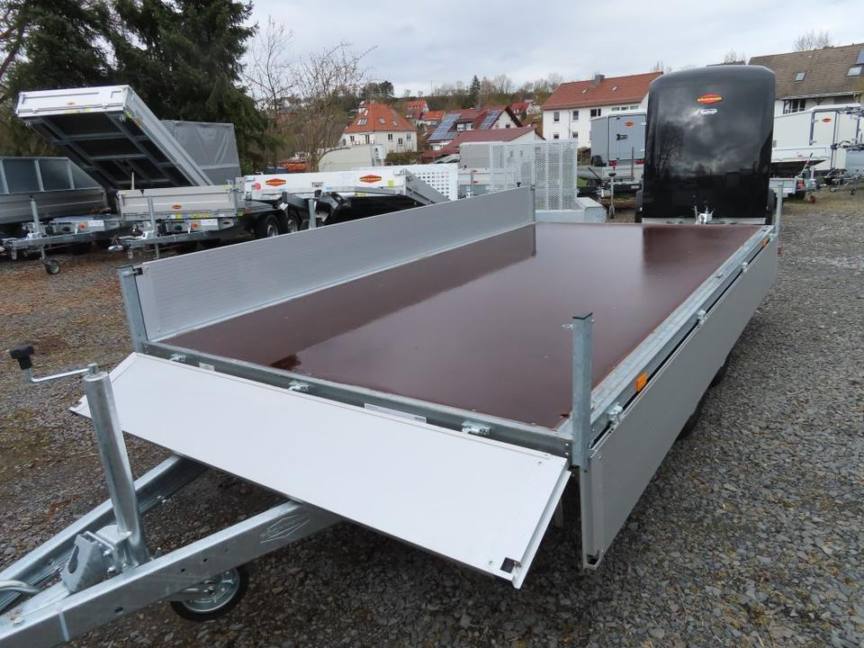 Remolque plataforma/ Caja abierta Böckmann PKW-Anhänger, 3,0 to. Hochlader 4,14x2,1m: foto 11