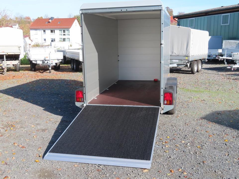 Remolque caja cerrada Böckmann PKW Anhänger Alu Koffer KT-AL 3015/20 M F Rampe/Tür: foto 8