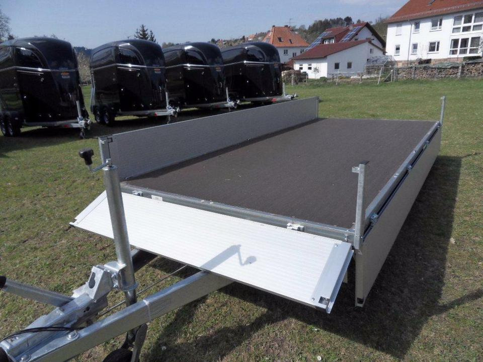 Böckmann PKW-Anhänger HL-AL 4118/27 F, Hochlader - Remolque plataforma/ Caja abierta: foto 5 Böckmann PKW-Anhänger HL-AL 4118/27 F, Hochlader - Remolque plataforma/ Caja abierta: foto 5