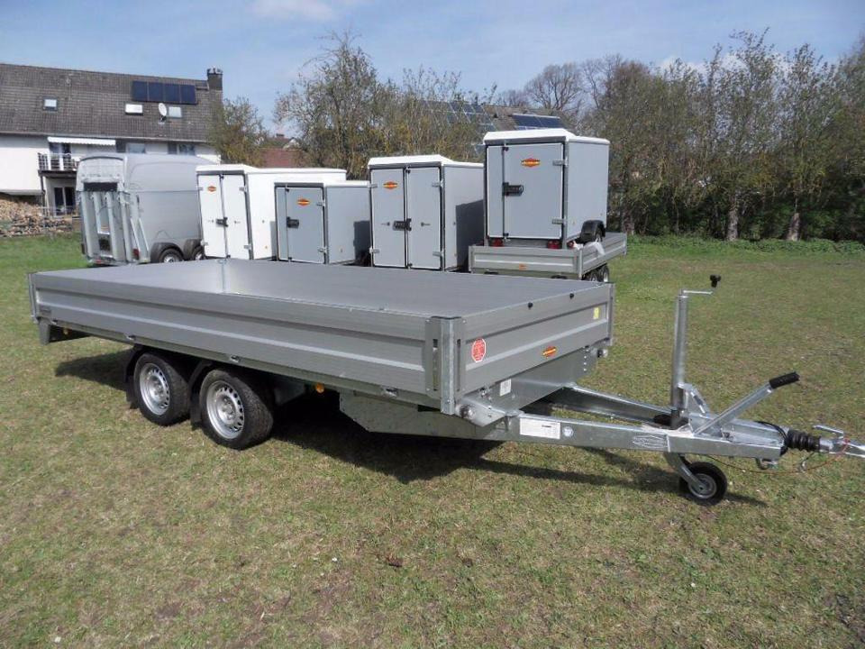 Böckmann PKW-Anhänger HL-AL 4118/27 F, Hochlader - Remolque plataforma/ Caja abierta: foto 2 Böckmann PKW-Anhänger HL-AL 4118/27 F, Hochlader - Remolque plataforma/ Caja abierta: foto 2