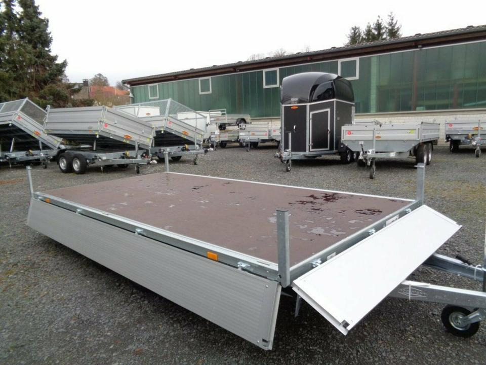 Böckmann PKW-Anhänger HL-AL 4121/27 F ECO 2,7 to. - Remolque plataforma/ Caja abierta: foto 4 Böckmann PKW-Anhänger HL-AL 4121/27 F ECO 2,7 to. - Remolque plataforma/ Caja abierta: foto 4