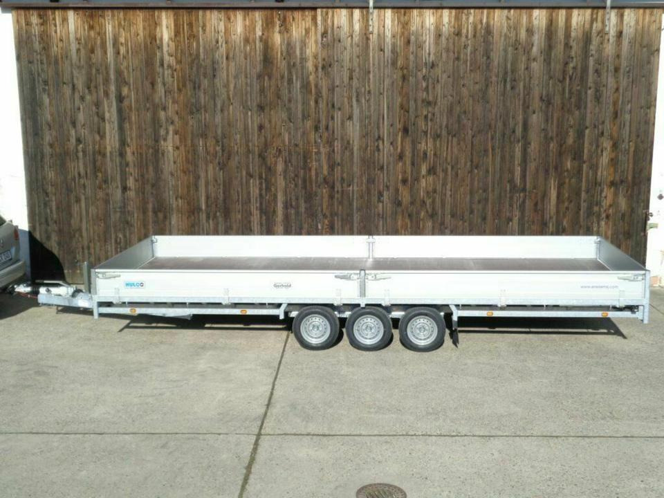 Hulco - PKW Anhänger Tridem, 3,5 to Leihanhänger Mietfahrzeug 5m - Remolque plataforma/ Caja abierta: foto 2 Hulco - PKW Anhänger Tridem, 3,5 to Leihanhänger Mietfahrzeug 5m - Remolque plataforma/ Caja abierta: foto 2