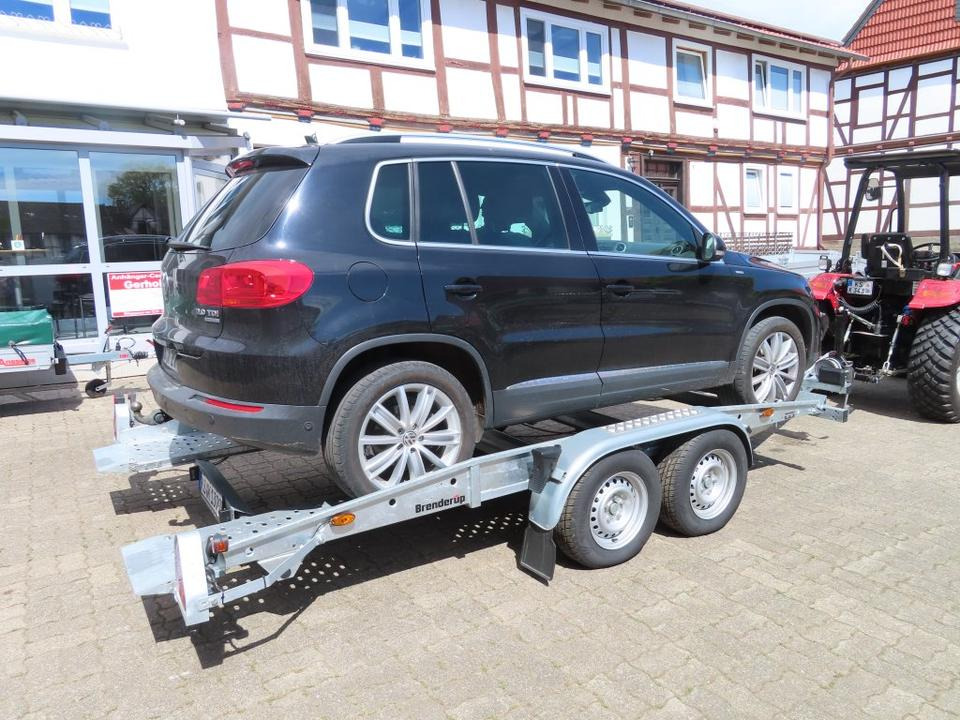 Remolque portavehículos Leih, PKW Anhänger, Autotransporter, Mietanhänger, 100 km/h,: foto 13
