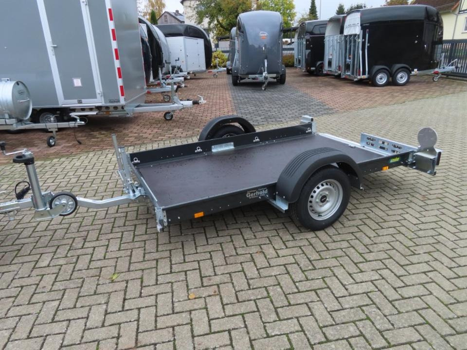 PKW Absenkanhänger, Unsinn, 750 kg, ungebremst, 100 km/h - Remolque plataforma/ Caja abierta: foto 3 PKW Absenkanhänger, Unsinn, 750 kg, ungebremst, 100 km/h - Remolque plataforma/ Caja abierta: foto 3
