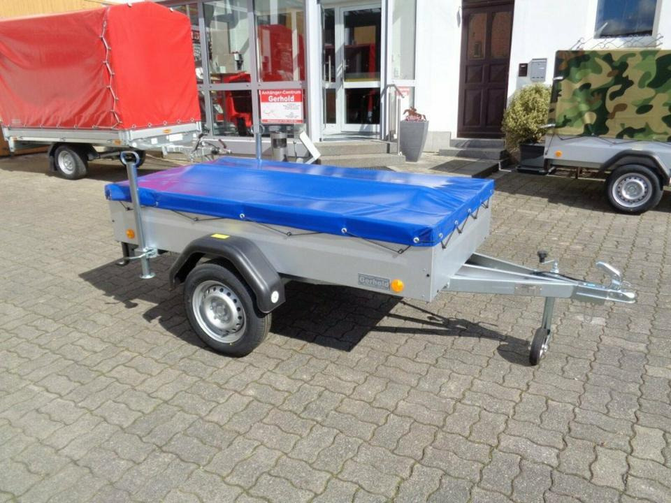 PKW Anhänger, 750 kg, Flachplane, Stützen, 100 km/h - Remolque de coche: foto 3 PKW Anhänger, 750 kg, Flachplane, Stützen, 100 km/h - Remolque de coche: foto 3