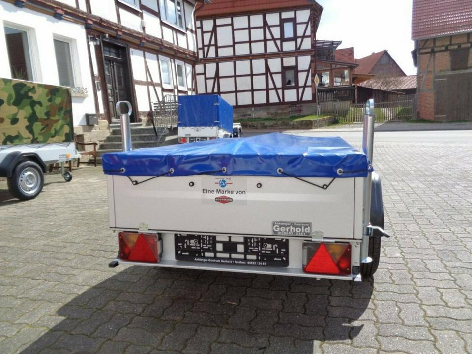 PKW Anhänger, 750 kg, Flachplane, Stützen, 100 km/h - Remolque de coche: foto 4 PKW Anhänger, 750 kg, Flachplane, Stützen, 100 km/h - Remolque de coche: foto 4