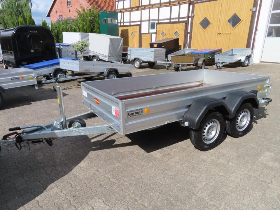 PKW-Anhänger Böckmann TL-AL 3015/20 2,0t Abstellstützen - Remolque plataforma/ Caja abierta: foto 1 PKW-Anhänger Böckmann TL-AL 3015/20 2,0t Abstellstützen - Remolque plataforma/ Caja abierta: foto 1