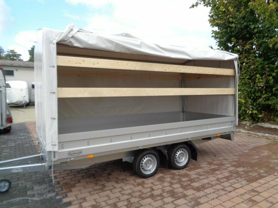 PKW-Anhänger Hochlader 2,7 to. HL-AL 4118/27 F Plane u. Sp. - Remolque con toldo: foto 2 PKW-Anhänger Hochlader 2,7 to. HL-AL 4118/27 F Plane u. Sp. - Remolque con toldo: foto 2