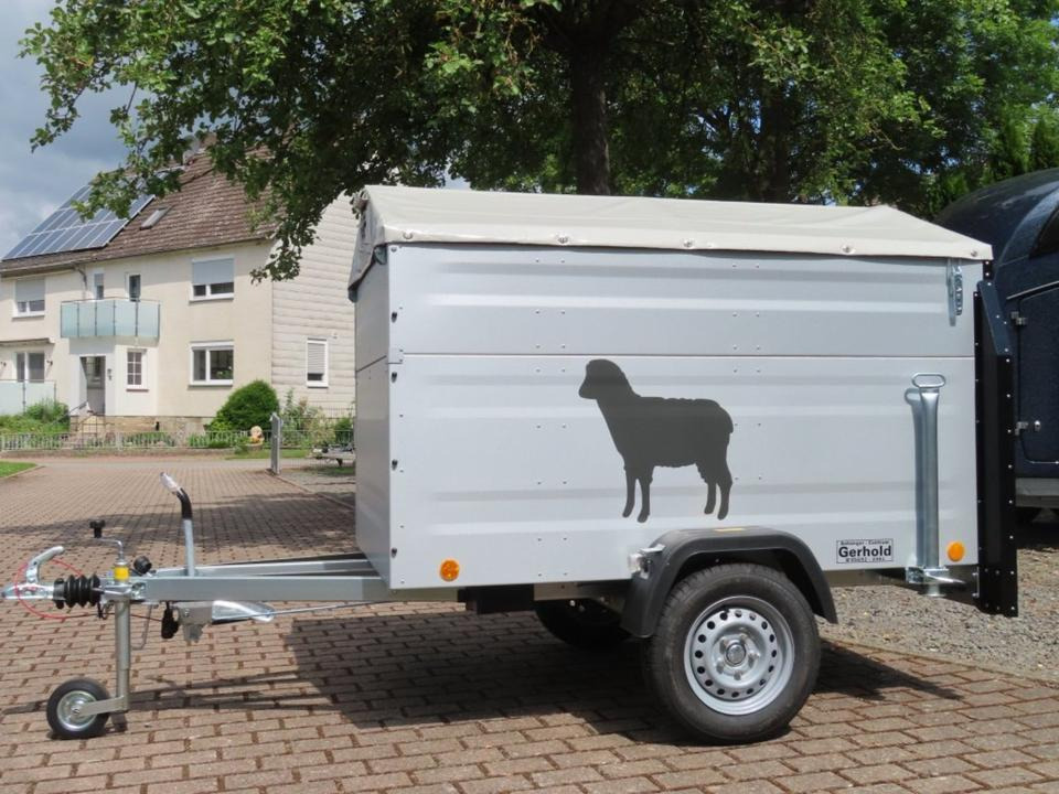 TPV Kleinviehanhänger 1,0t Flügeltür Viehanhänger Ziegen Schafe - Remolque transporte de ganado: foto 2 TPV Kleinviehanhänger 1,0t Flügeltür Viehanhänger Ziegen Schafe - Remolque transporte de ganado: foto 2