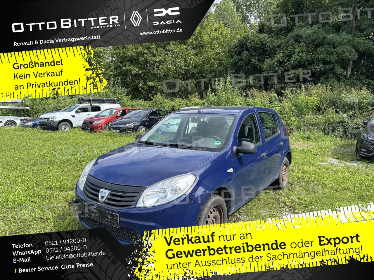 Dacia Sandero 1.4 +ZAHNRIEMEN GERISSEN+ - Coche: foto 1 Dacia Sandero 1.4 +ZAHNRIEMEN GERISSEN+ - Coche: foto 1