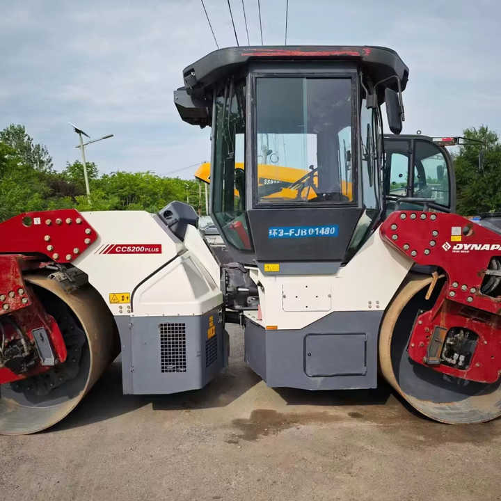 Used Original Dynapac CC5200 Double Drum Vibratory Roller Dynapac 5200 15 Tons Compactor Roller Road Machinery on Sale - Apisonadora de asfalto: foto 1 Used Original Dynapac CC5200 Double Drum Vibratory Roller Dynapac 5200 15 Tons Compactor Roller Road Machinery on Sale - Apisonadora de asfalto: foto 1