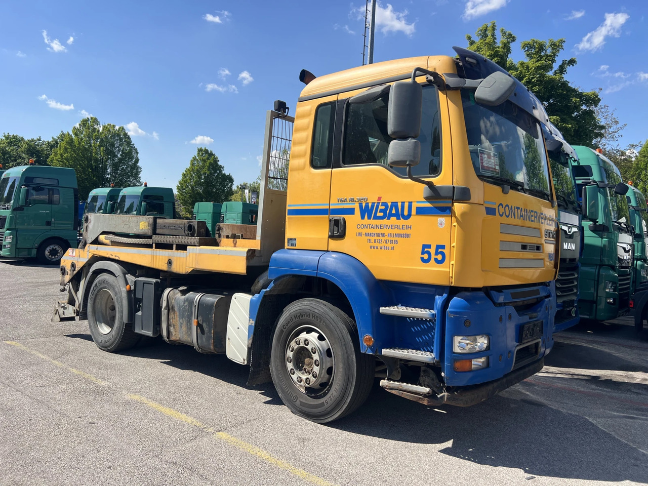 Man Tga 18.320, Контейноровоз, Нов внос - Camión portacontenedor de cadenas: foto 5 Man Tga 18.320, Контейноровоз, Нов внос - Camión portacontenedor de cadenas: foto 5
