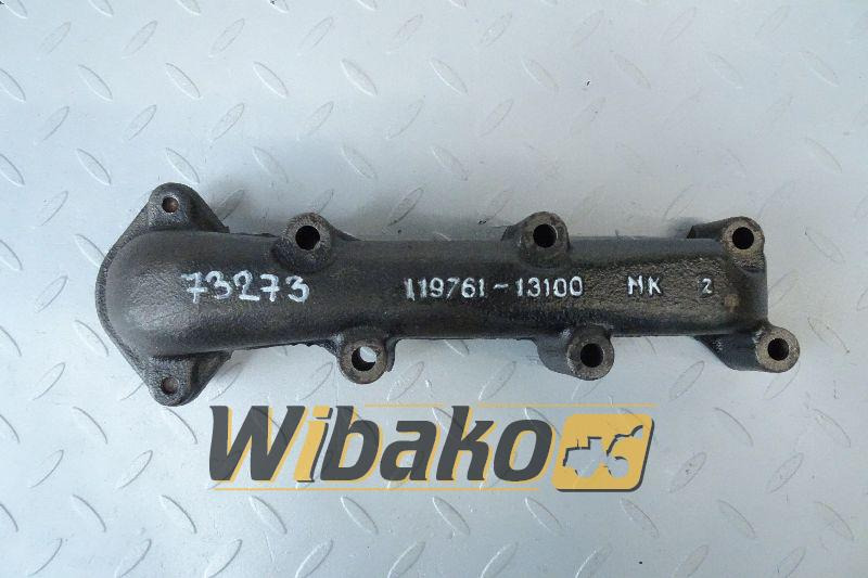 Exhaust manifold for engine Yanmar 3TNV70 119761-13100 - Colector de escape para Maquinaria de construcción: foto 1 Exhaust manifold for engine Yanmar 3TNV70 119761-13100 - Colector de escape para Maquinaria de construcción: foto 1