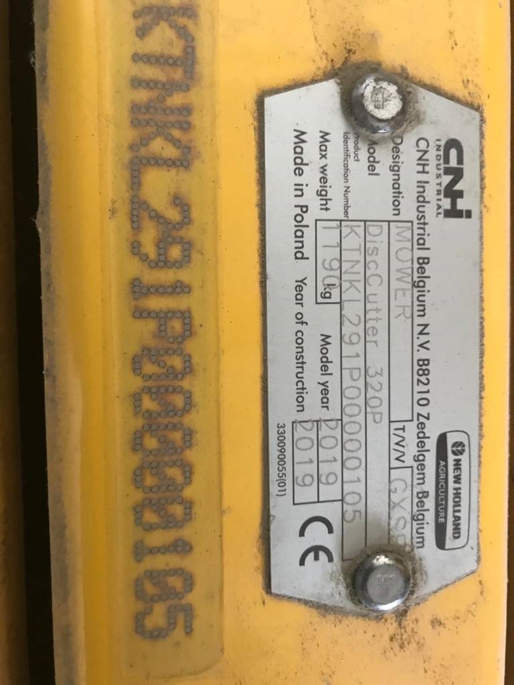 New Holland DISCOCUTTER 320 P - Segadora: foto 2 New Holland DISCOCUTTER 320 P - Segadora: foto 2