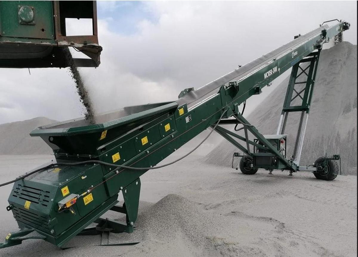 80Ft Heavy Duty Radial Conveyor - Transportador: foto 1 80Ft Heavy Duty Radial Conveyor - Transportador: foto 1