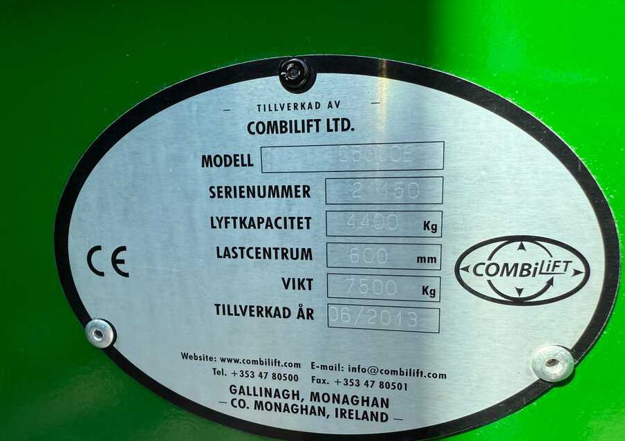 Carretilla de 4 vías Combilift C5000E / ELECTRIC / TRIPLEX 8300MM / FULL FREE LIFT / WIDE POSITIONER / FORK SIDESHIFT / BATTERY LIKE NEW: foto 24