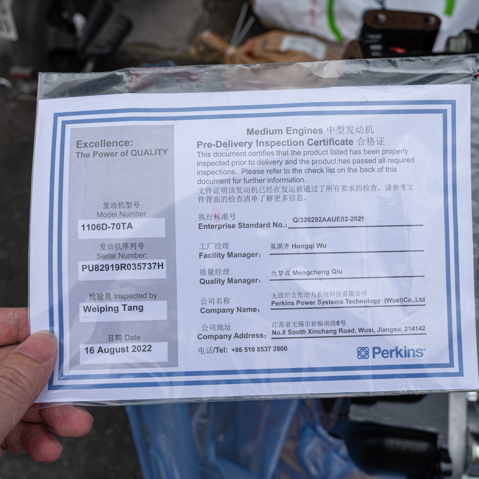 PERKINS 1106D-70TA - Motor para Miniexcavadora: foto 3 PERKINS 1106D-70TA - Motor para Miniexcavadora: foto 3