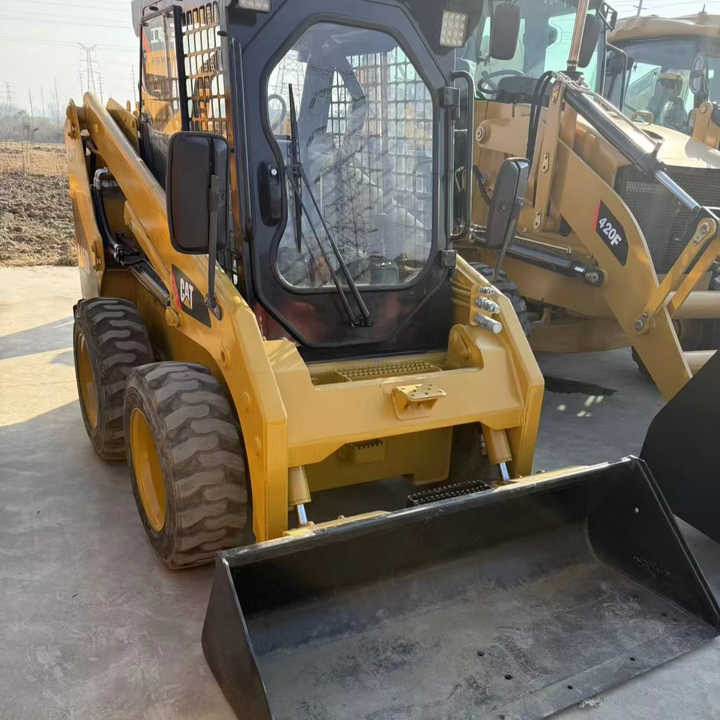 Minicargadora Second Hand Cheap Caterpillar CAT246D with Perfect Function  Mini Skid Steers Used Cat246c 246D Backhoe Loader on Sale: foto 1