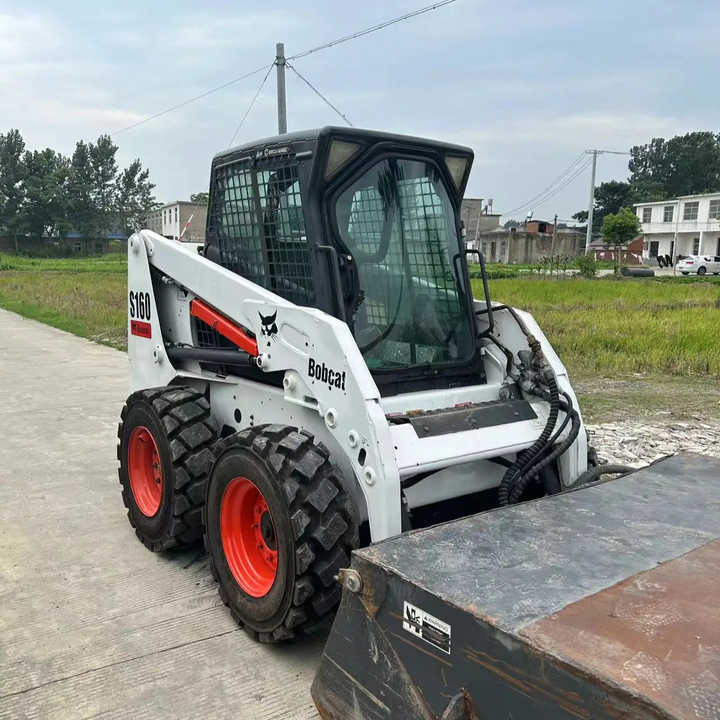 Cargadora de ruedas Used Bob Cat Bob Cat S160 Used Mini Skid Steer Wheel Loader Multifunctional Track Loaders Bobcat S160 2.7 Ton: foto 1