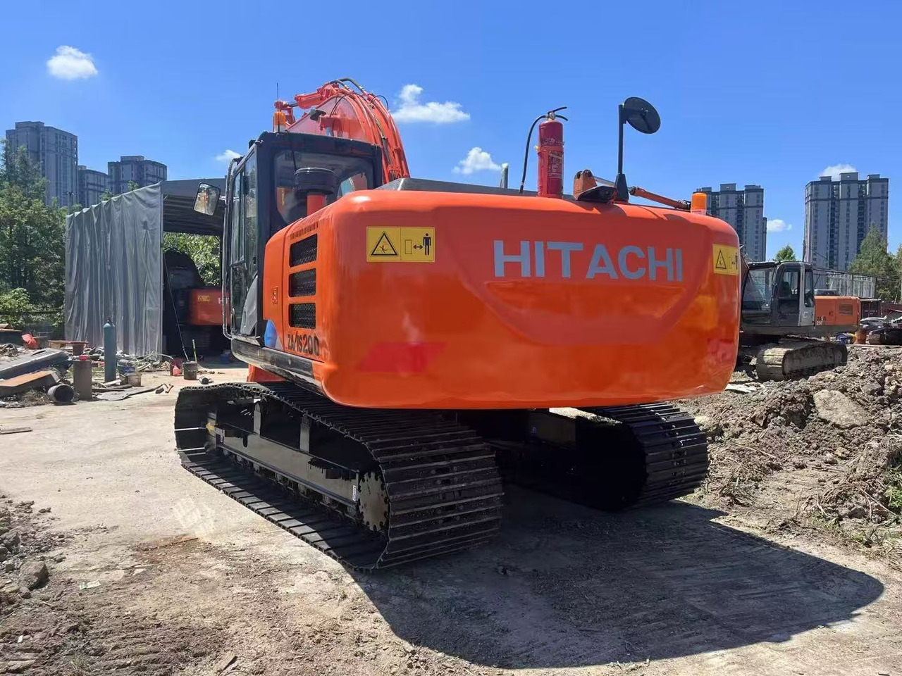 HITACHI ZX200-5G - Excavadora de cadenas: foto 3 HITACHI ZX200-5G - Excavadora de cadenas: foto 3
