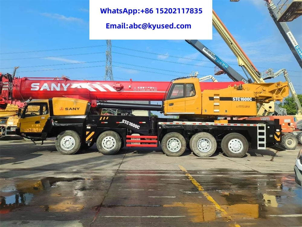 Autogrúa SANY STC1000 STC1300 STC1600 100T 130T 160TON TRUCK MOBILE CRANE: foto 8