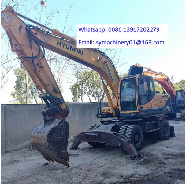 Hyundai R210W - Excavadora de ruedas: foto 2 Hyundai R210W - Excavadora de ruedas: foto 2