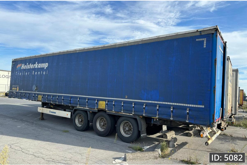 Krone SD / Drum brakes / Huckepack - Semirremolque lona: foto 2 Krone SD / Drum brakes / Huckepack - Semirremolque lona: foto 2