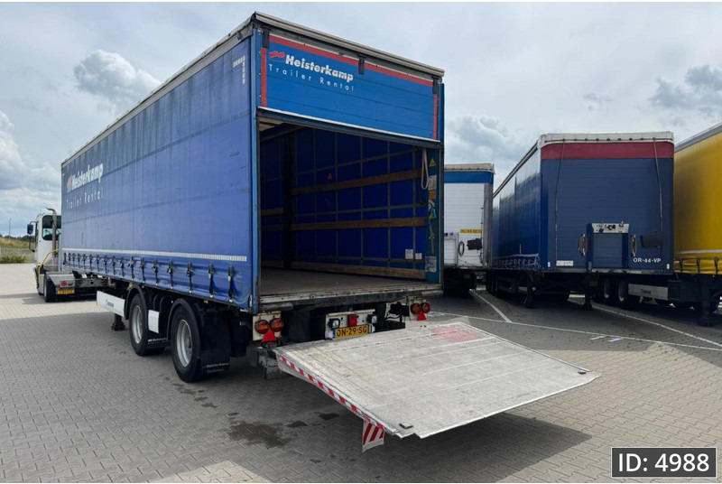 Krone SZ City / 2 Axle / DHOLLANDIA 2000kg / Steering axle - Semirremolque lona: foto 2 Krone SZ City / 2 Axle / DHOLLANDIA 2000kg / Steering axle - Semirremolque lona: foto 2