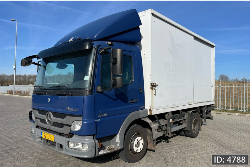 Mercedes-Benz Atego 816 Day Cab, Euro 5, BDF / EPS automatic / standklima / Hydraulic system - Camión portacontenedore/ Intercambiable: foto 1 Mercedes-Benz Atego 816 Day Cab, Euro 5, BDF / EPS automatic / standklima / Hydraulic system - Camión portacontenedore/ Intercambiable: foto 1