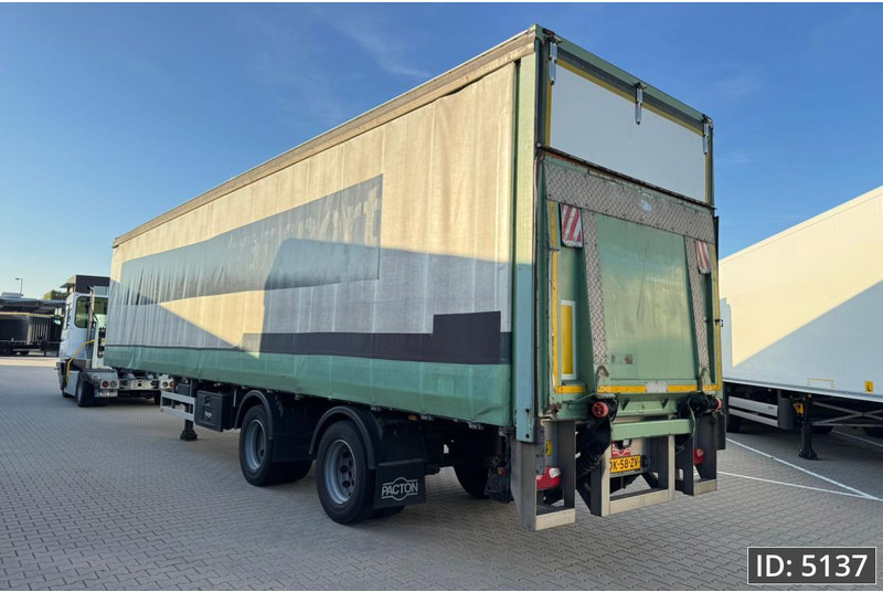 Pacton TBD.2 / DHOLLANDIA 2500kg / Steering axle - Semirremolque lona: foto 2 Pacton TBD.2 / DHOLLANDIA 2500kg / Steering axle - Semirremolque lona: foto 2