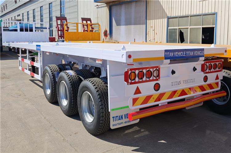 TITAN 13m Semi Truck Flatbed Trailer For Sale In Nigeria - Semirremolque chasis: foto 4 TITAN 13m Semi Truck Flatbed Trailer For Sale In Nigeria - Semirremolque chasis: foto 4