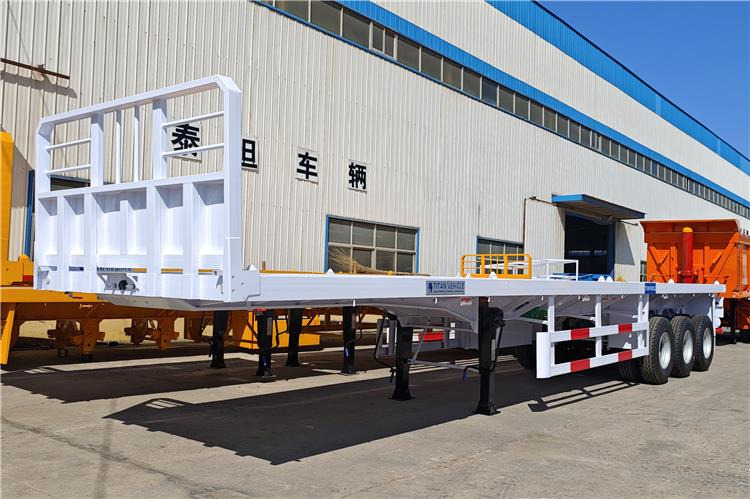 TITAN 13m Semi Truck Flatbed Trailer For Sale In Nigeria - Semirremolque chasis: foto 1 TITAN 13m Semi Truck Flatbed Trailer For Sale In Nigeria - Semirremolque chasis: foto 1