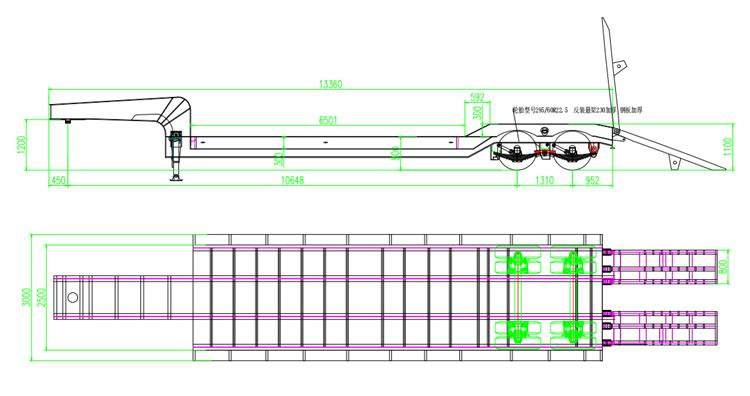 TITAN 2 Axle 50 Ton Low Bed Trailer for Sale In Nigeria Lagos - Semirremolque góndola rebajadas: foto 4 TITAN 2 Axle 50 Ton Low Bed Trailer for Sale In Nigeria Lagos - Semirremolque góndola rebajadas: foto 4