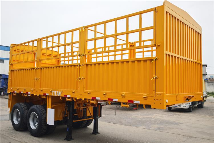 TITAN 2 Axle Fence Semi Trailer for Sale In Senegal - Semirremolque transporte de ganado: foto 1 TITAN 2 Axle Fence Semi Trailer for Sale In Senegal - Semirremolque transporte de ganado: foto 1