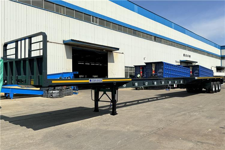 TITAN 3 Axle 40ft Extendable Flatbed Trailer for Sale In Argentina - Semirremolque plataforma/ Caja abierta: foto 1 TITAN 3 Axle 40ft Extendable Flatbed Trailer for Sale In Argentina - Semirremolque plataforma/ Caja abierta: foto 1
