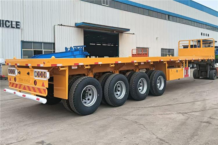 TITAN 4 Axle Flatbed Trailer for Sale Price In Senegal - Semirremolque plataforma/ Caja abierta: foto 1 TITAN 4 Axle Flatbed Trailer for Sale Price In Senegal - Semirremolque plataforma/ Caja abierta: foto 1