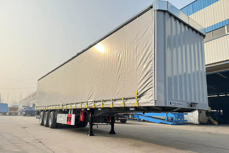 TITAN Curtain Trailer for Sale in Tanzania - Semirremolque lona: foto 1 TITAN Curtain Trailer for Sale in Tanzania - Semirremolque lona: foto 1