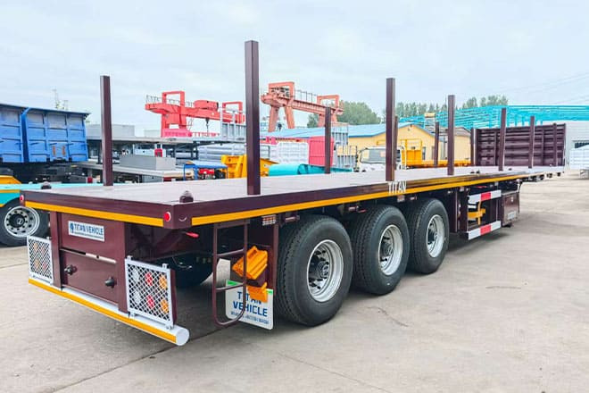 TITAN New 3 Axle Flatbed Trailers for Sale in Malawi - Semirremolque plataforma/ Caja abierta: foto 2 TITAN New 3 Axle Flatbed Trailers for Sale in Malawi - Semirremolque plataforma/ Caja abierta: foto 2