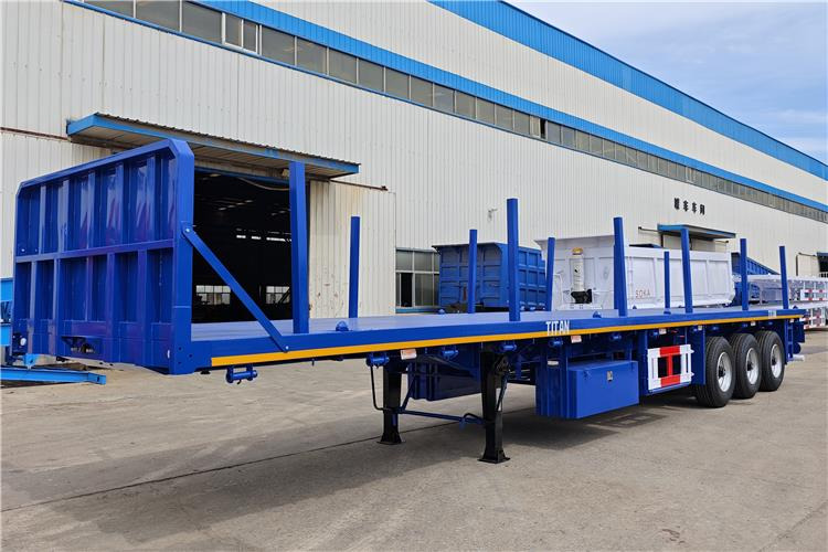 TITAN Tri Axle 40 foot Semi Truck Flatbed Trailer In Sierra Leone - Semirremolque chasis: foto 1 TITAN Tri Axle 40 foot Semi Truck Flatbed Trailer In Sierra Leone - Semirremolque chasis: foto 1