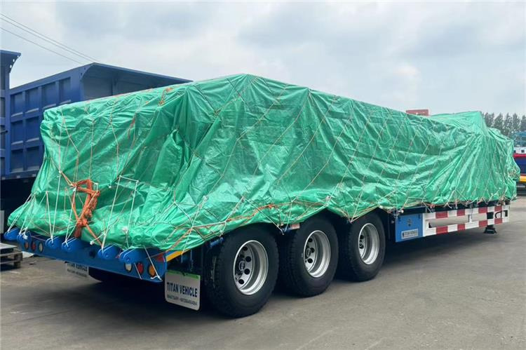 TITAN Tri Axle 80 Ton Low Loader Semi Trailer for Sale In Benin - Semirremolque góndola rebajadas: foto 5 TITAN Tri Axle 80 Ton Low Loader Semi Trailer for Sale In Benin - Semirremolque góndola rebajadas: foto 5