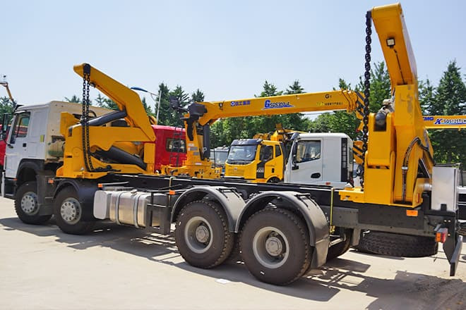 XCMG 20Ft Container Side Lift Truck for Sale in Guyana - Camión portacontenedore/ Intercambiable: foto 1 XCMG 20Ft Container Side Lift Truck for Sale in Guyana - Camión portacontenedore/ Intercambiable: foto 1
