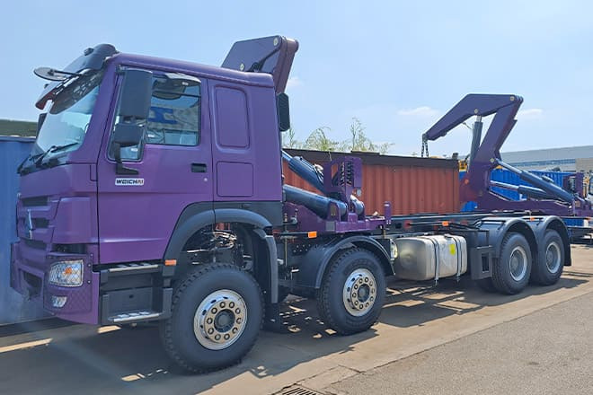 XCMG 37 Ton Container Side Lifter Truck for Sale in Kiribati - Camión portacontenedore/ Intercambiable: foto 1 XCMG 37 Ton Container Side Lifter Truck for Sale in Kiribati - Camión portacontenedore/ Intercambiable: foto 1