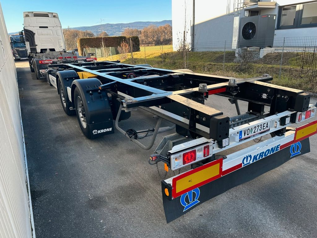 Krone ZZW 18elE10 Tadem BPW Maxi - Remolque portacontenedore/ Intercambiable: foto 4 Krone ZZW 18elE10 Tadem BPW Maxi - Remolque portacontenedore/ Intercambiable: foto 4